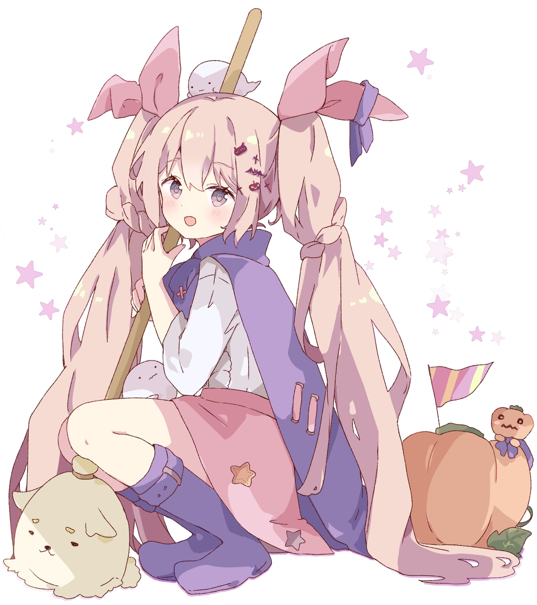 This is a pixiv picture whose title is 🎃👻.