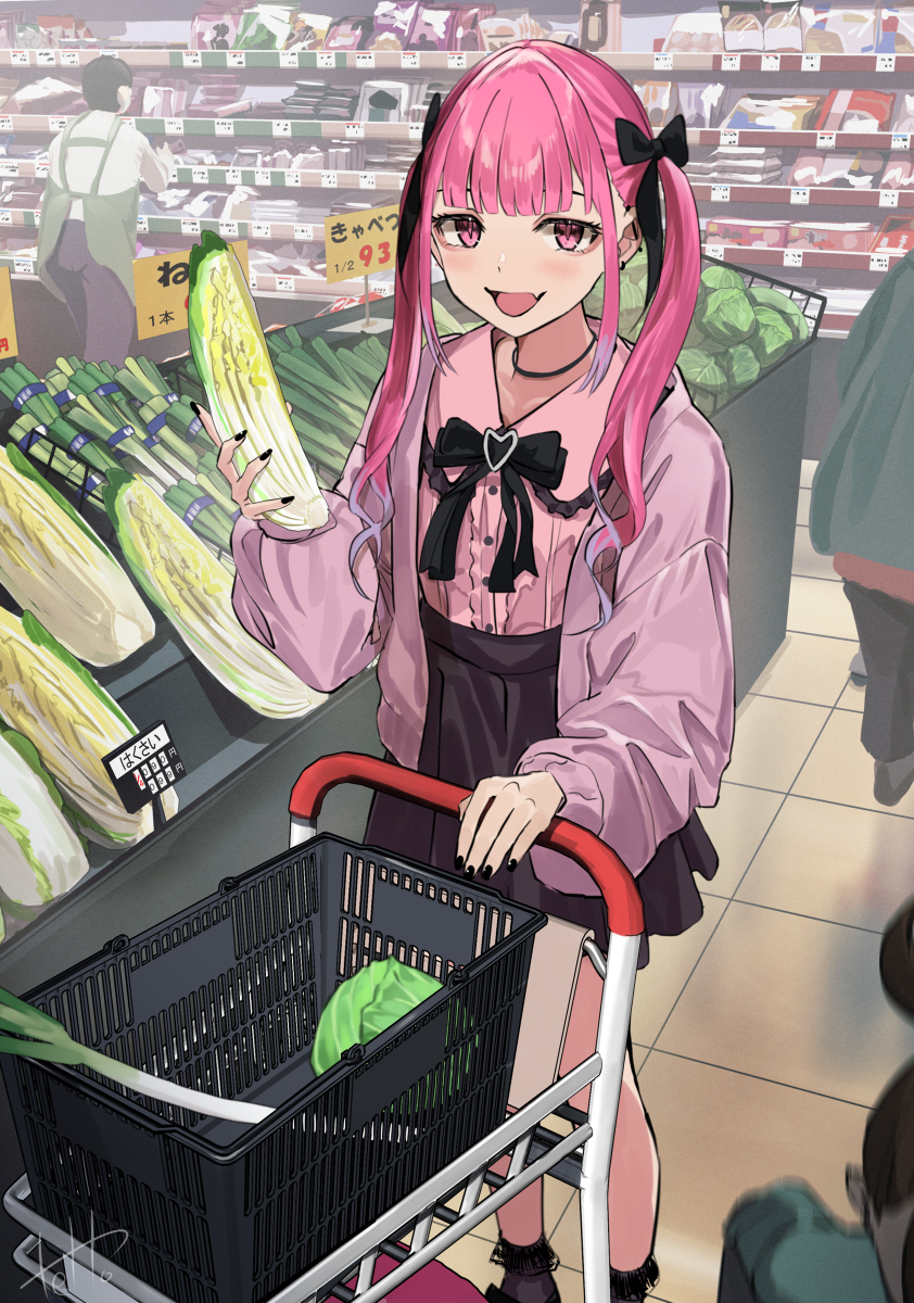 This is a pixiv picture whose title is 何鍋にする？.