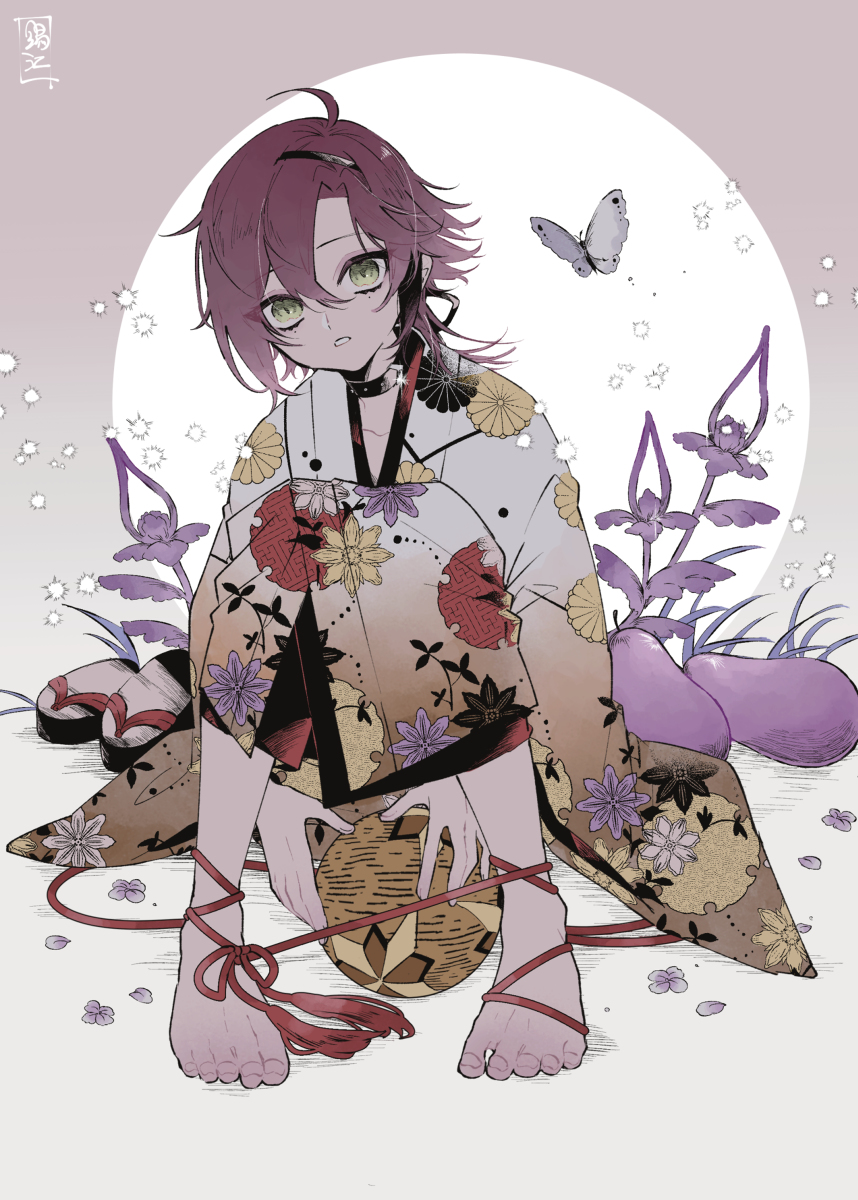 This is a pixiv picture whose title is 鞠.