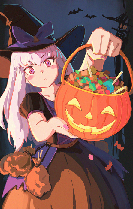 This is a pixiv picture whose title is Trick or Treat?.