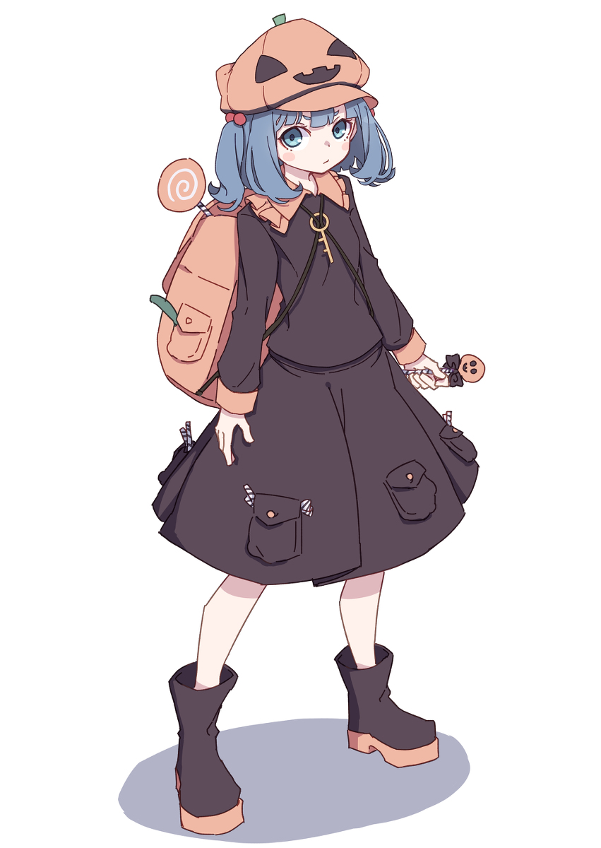 This is a pixiv picture whose title is ハロウィンにとり.