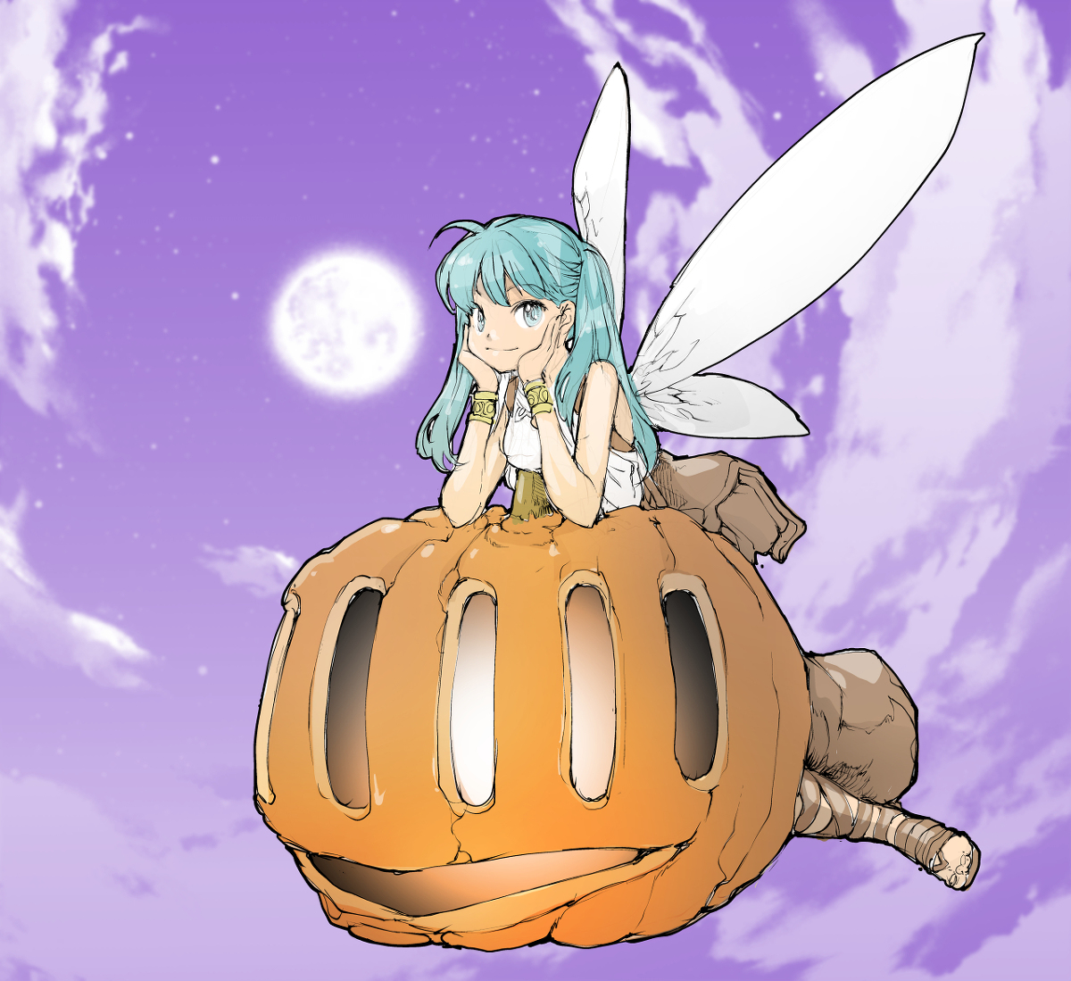 This is a pixiv picture whose title is jack-o'-Lafanpan.