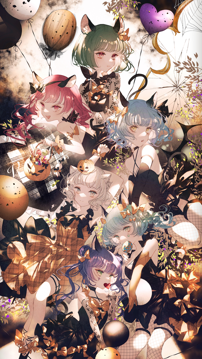 This is a pixiv picture whose title is Halloween♡.