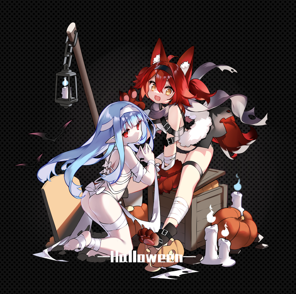 This is a pixiv picture whose title is ハロウィン！！！.