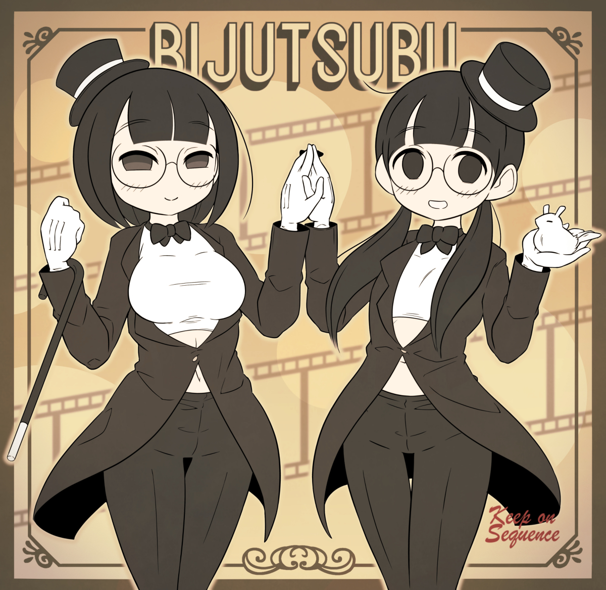 This is a pixiv picture whose title is ジャケットな美術部ガール.