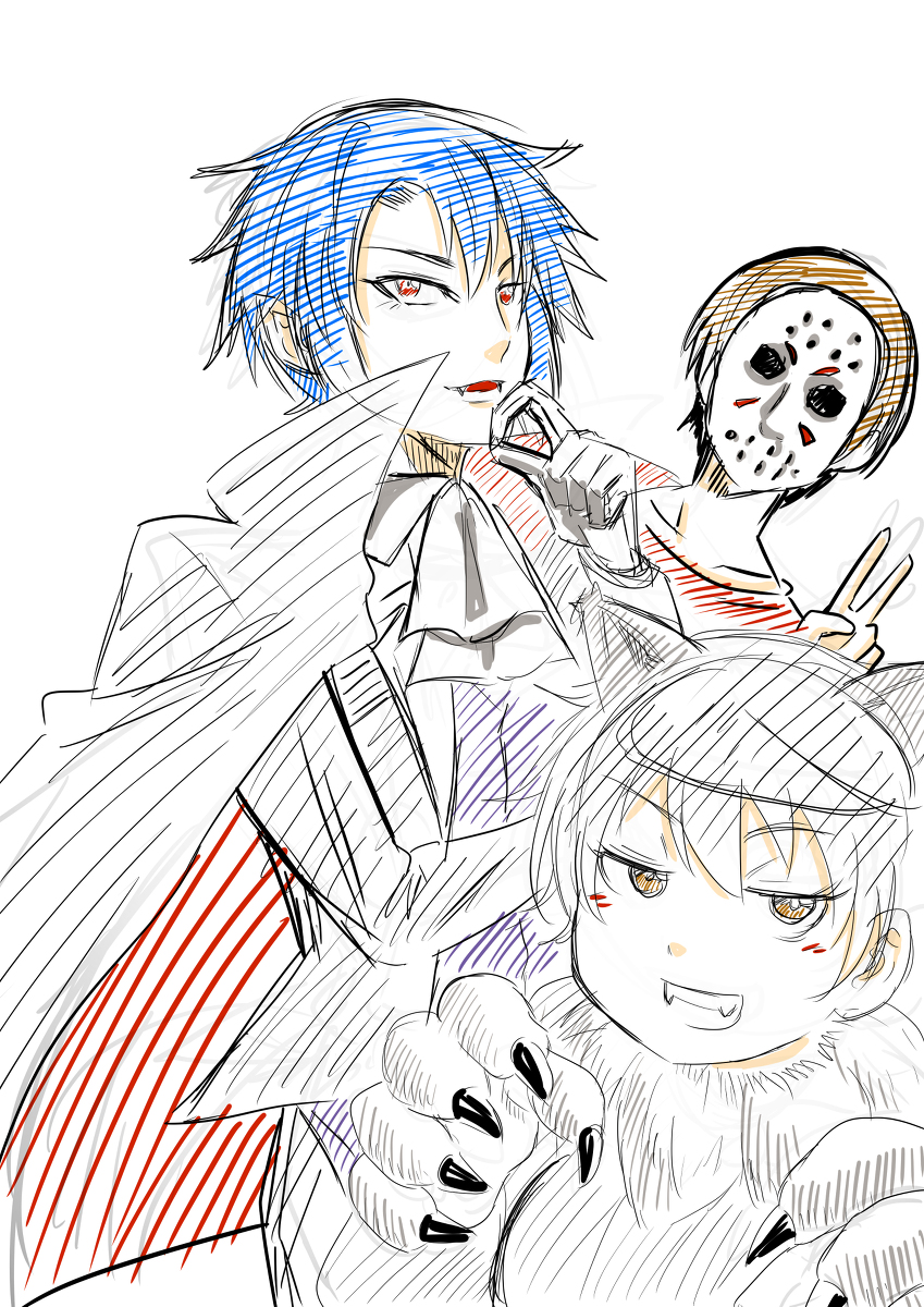 This is a pixiv picture whose title is 落書き.