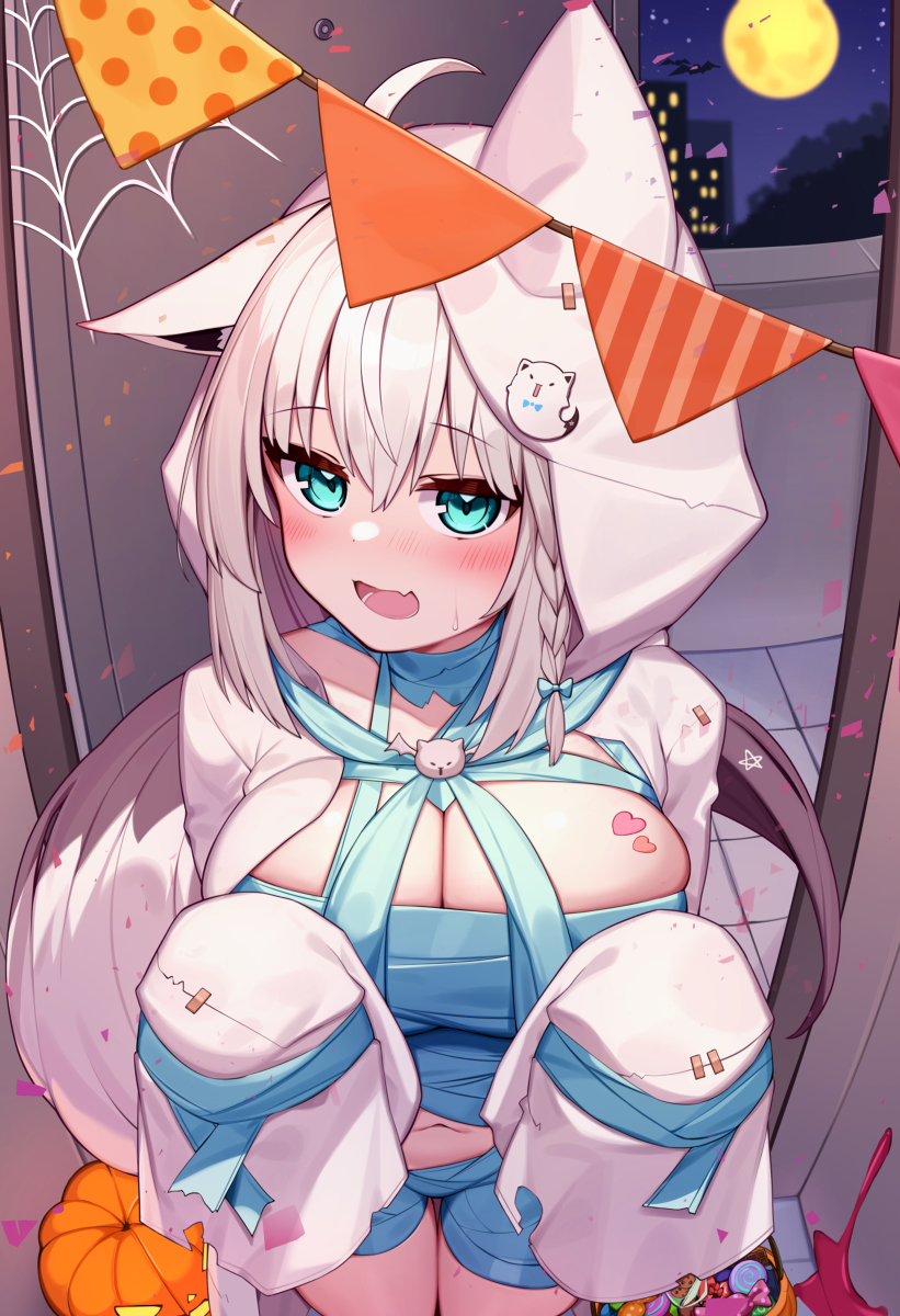 This is a pixiv picture whose title is トリックオアトリート....