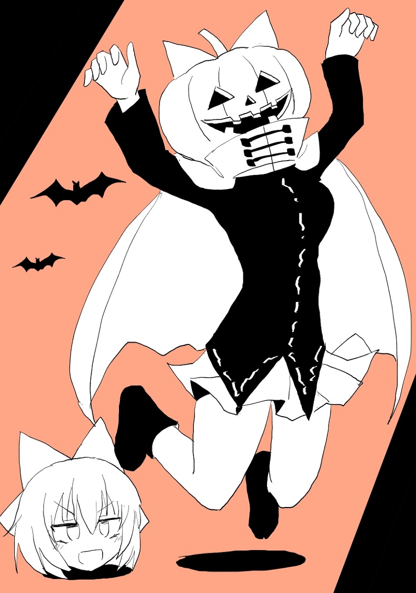 This is a pixiv picture whose title is ハロウィンばんきちゃん落書き。.