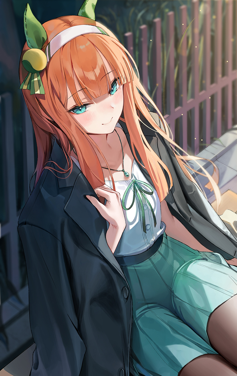 This is a pixiv picture whose title is 「トレーナーさんありがとうございます。暖かいですね…。」.