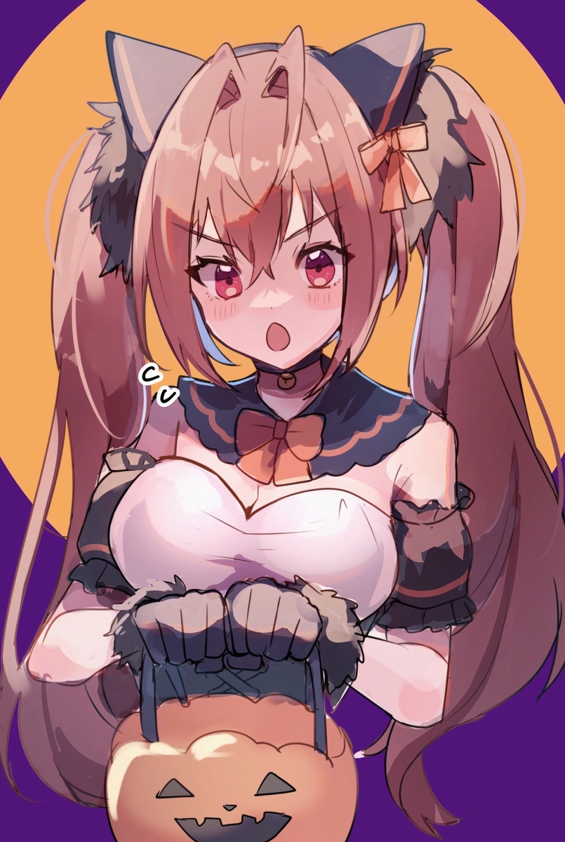 This is a pixiv picture whose title is ハロウィンダスカ.