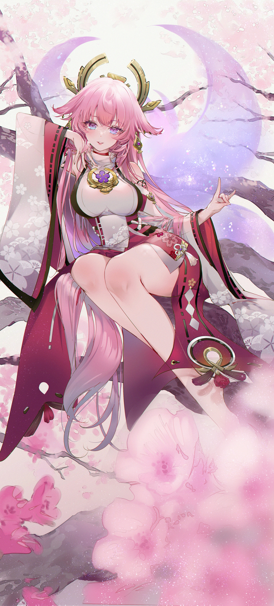 This is a pixiv picture whose title is やえみこ.
