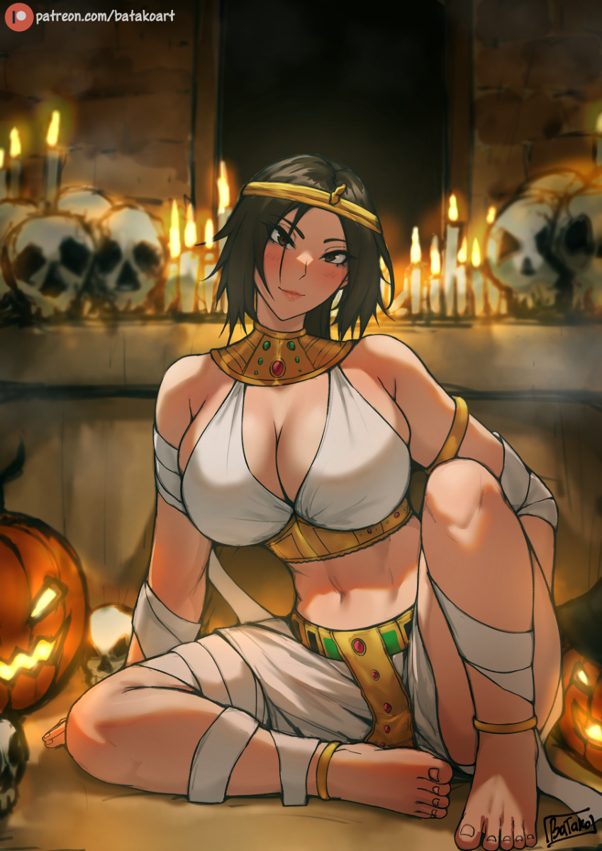 This is a pixiv picture whose title is Lara Croft.