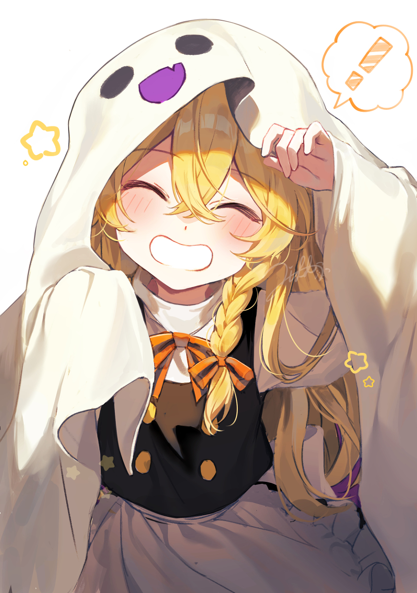 This is a pixiv picture whose title is ᴛʀɪᴄᴋ ᴏʀ ᴛʀᴇᴀᴛ!🎃👻.