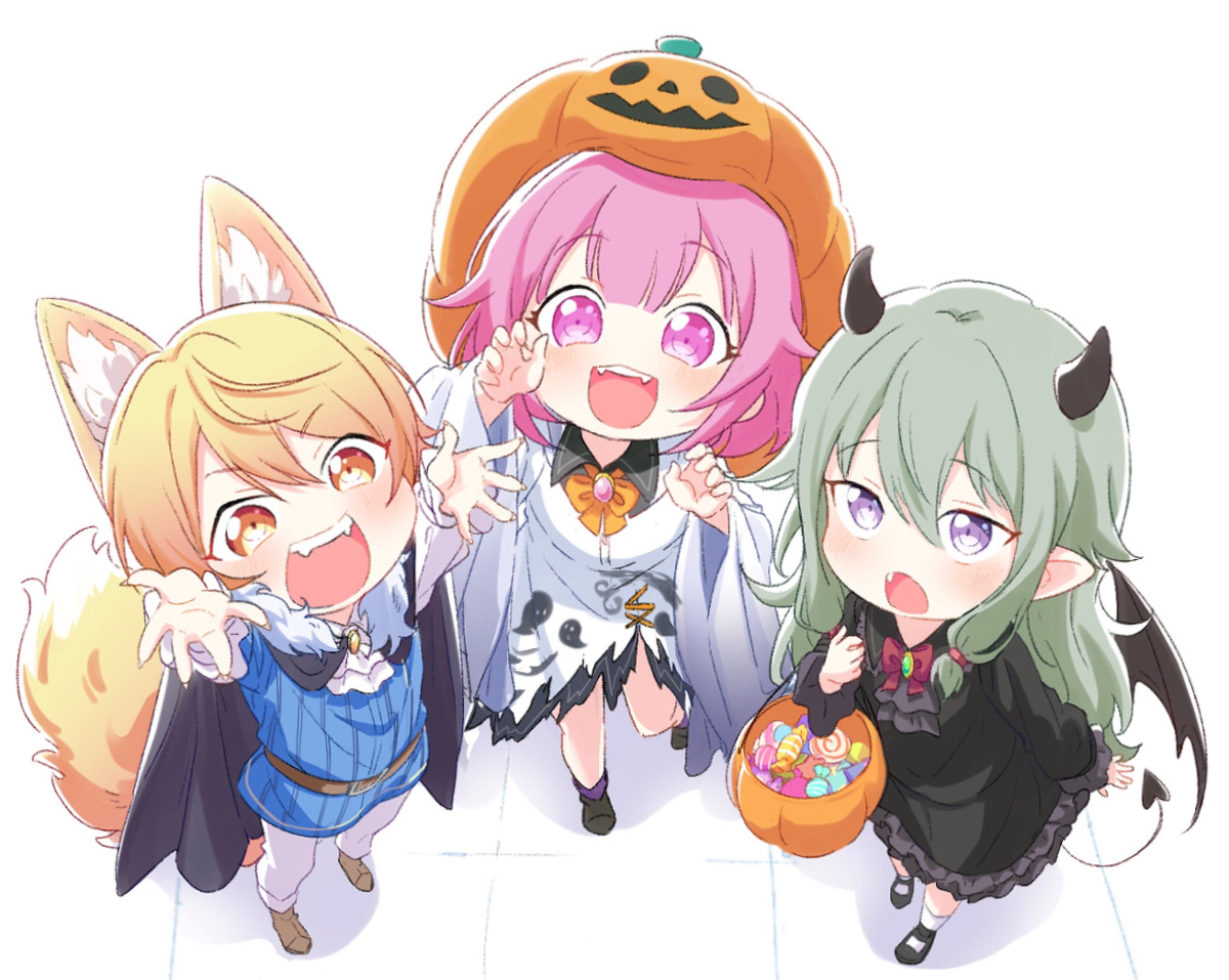 This is a pixiv picture whose title is ワンダーハロウィン🎃.