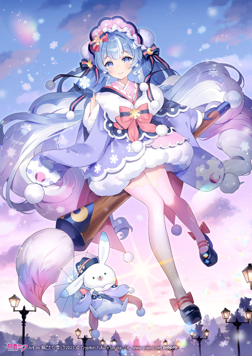This is a pixiv picture whose title is SNOW MIKU 2023.