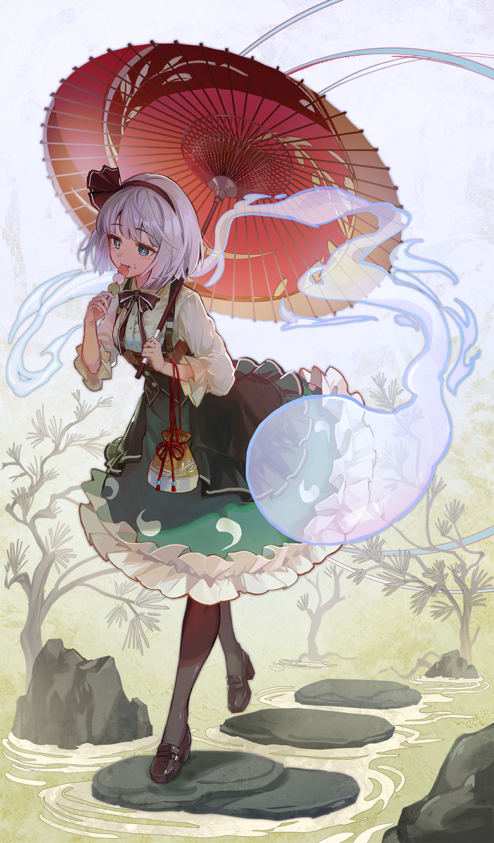 This is a pixiv picture whose title is お団子もぐもぐ.