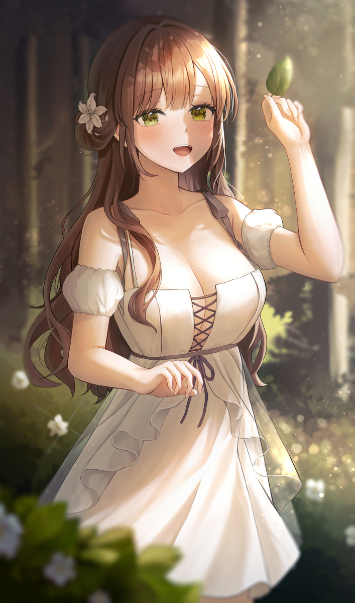 This is a pixiv picture whose title is ☘️.