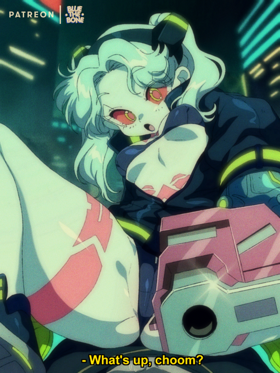 This is a pixiv picture whose title is [RETRO] Rebecca [CYBERPUNK].