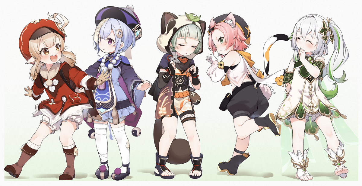 This is a pixiv picture whose title is ナヒーダちゃんごっこ.