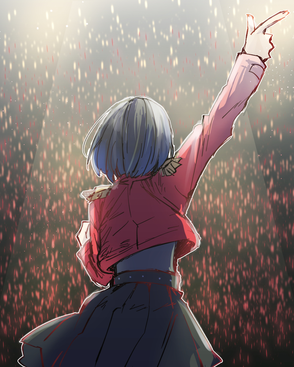 This is a pixiv picture whose title is 大好きを叫べ.