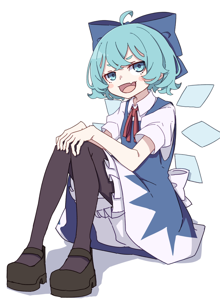 This is a pixiv picture whose title is タイツチルノ.