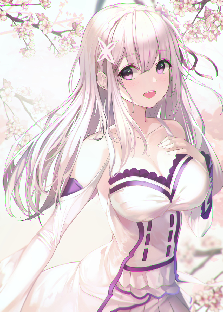 This is a pixiv picture whose title is エミリア.