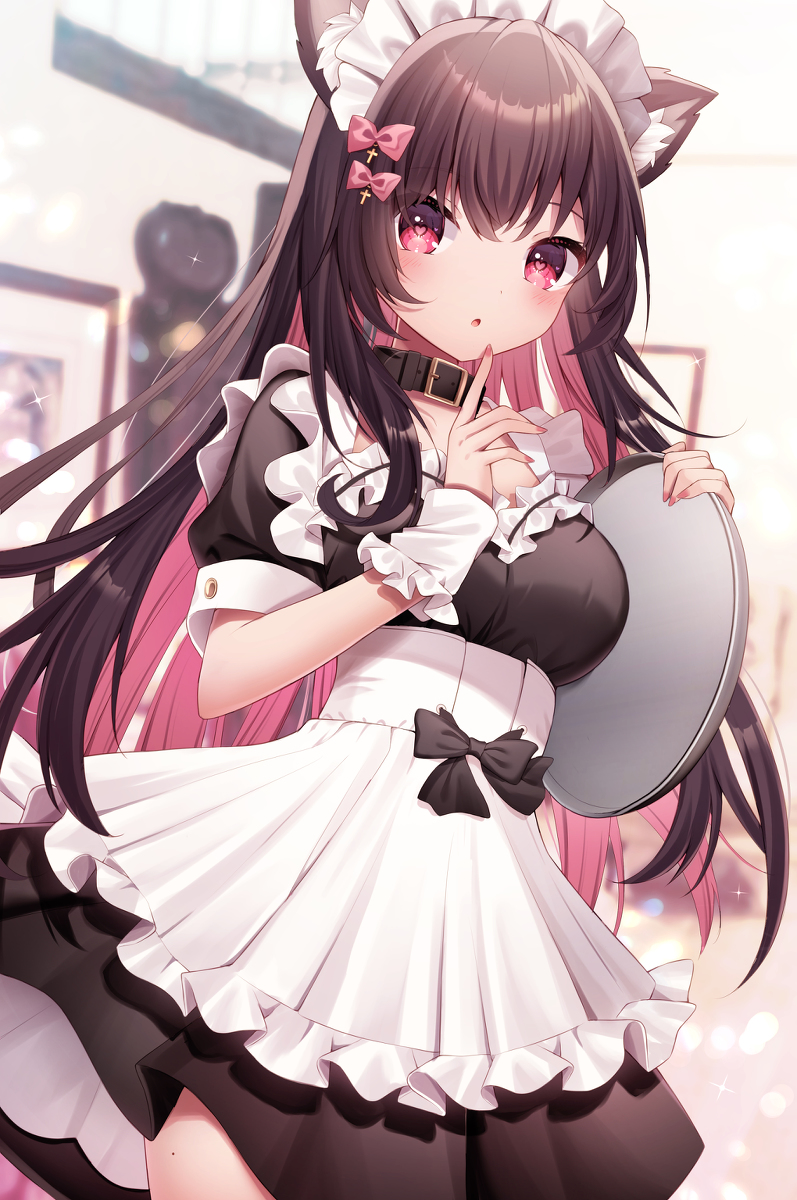 This is a pixiv picture whose title is ｢あんまりジロジロ見られると困っちゃいます....｣.