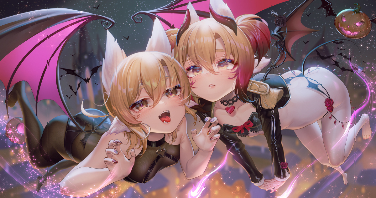 This is a pixiv picture whose title is HELLOWEEN.