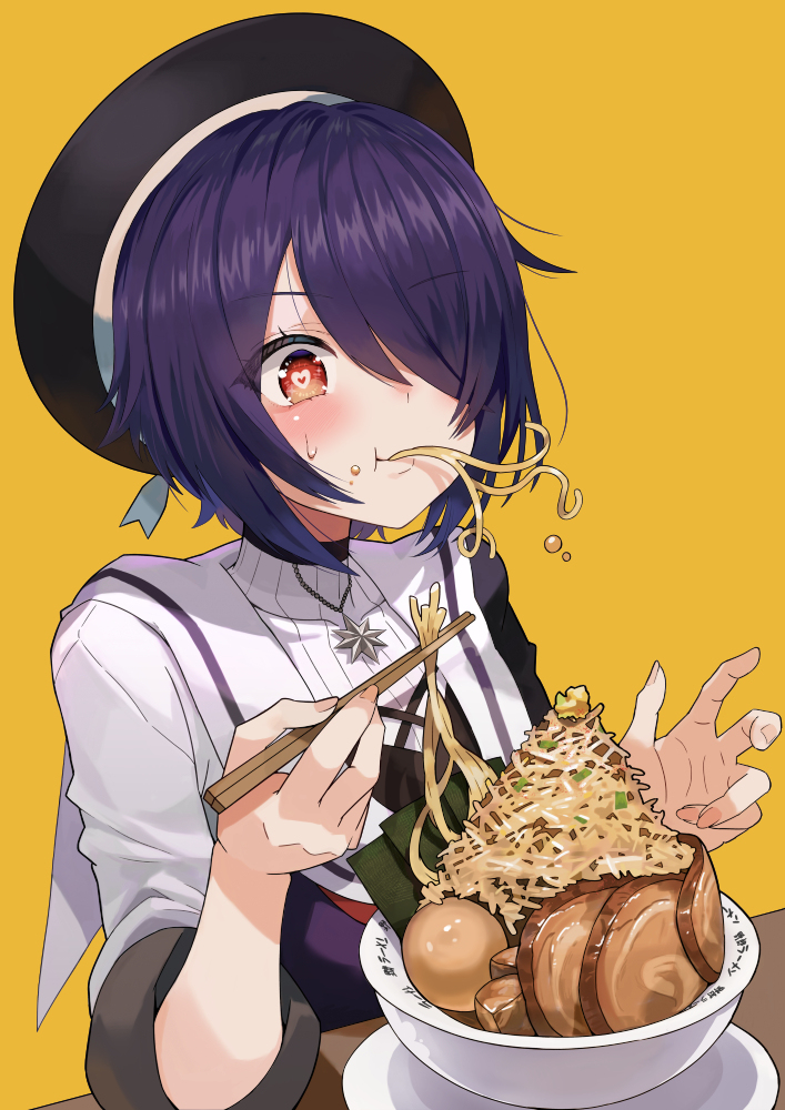 This is a pixiv picture whose title is 【告知】あおぎり高校×野郎ラーメン コラボイラスト.