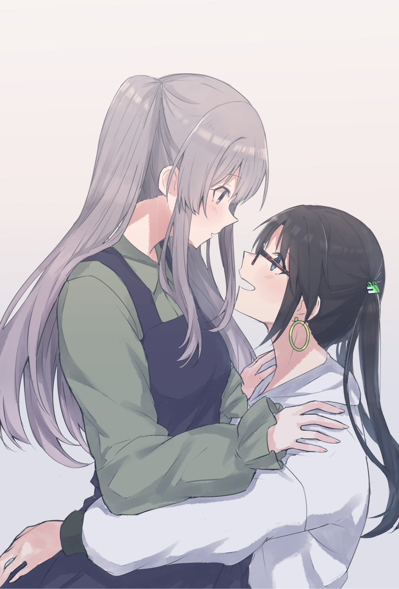This is a pixiv picture whose title is 霧子と結華.