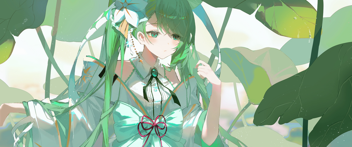 This is a pixiv picture whose title is ミク UwU.