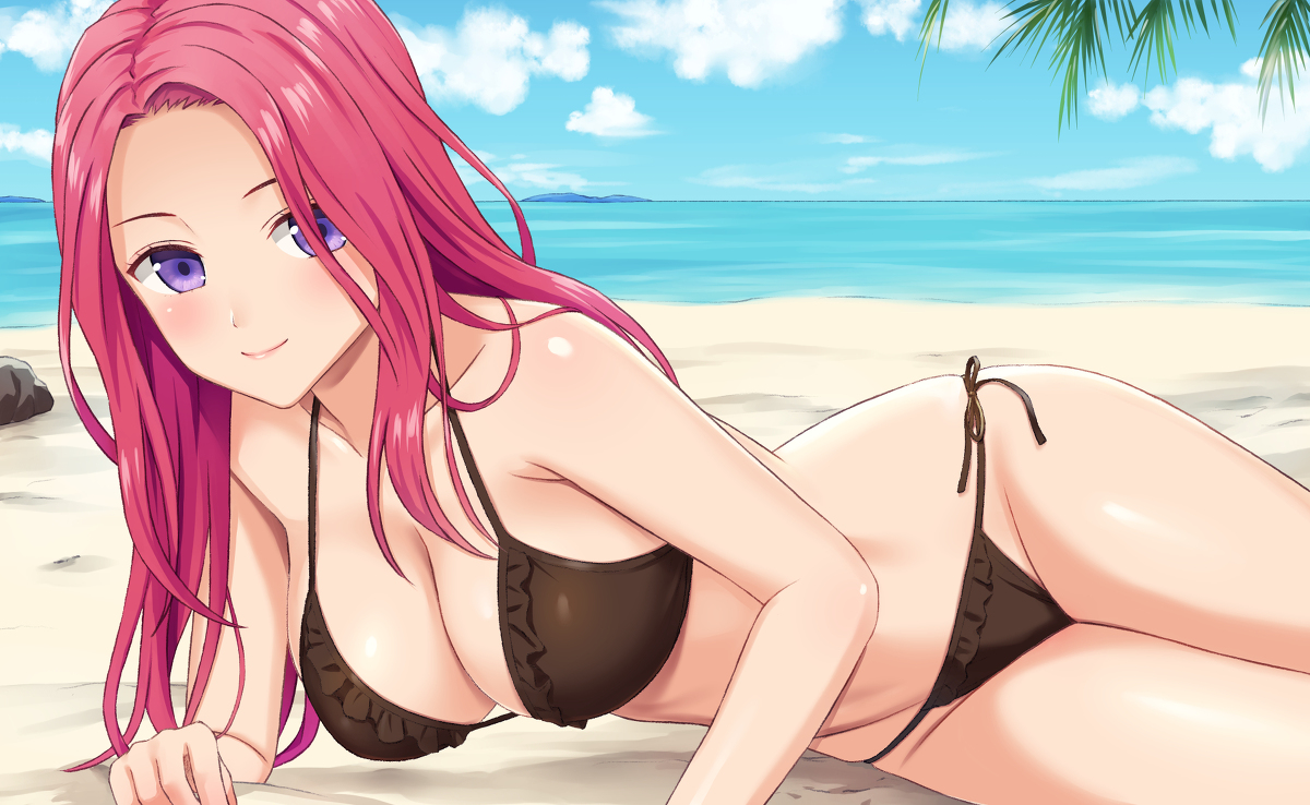 This is a pixiv picture whose title is 海.