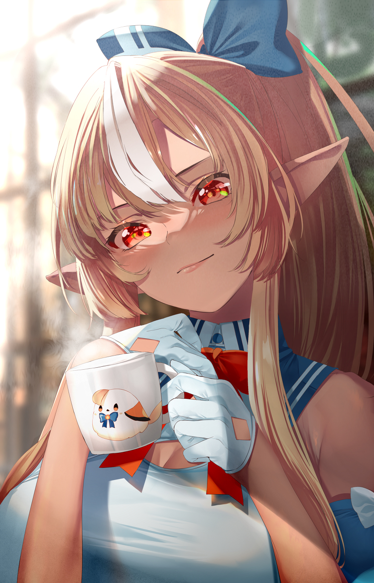 This is a pixiv picture whose title is 不知火フレア🔥.