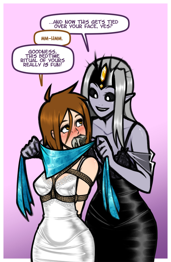 This is a pixiv picture whose title is Bedtime Ritual / 就寝時の儀式.