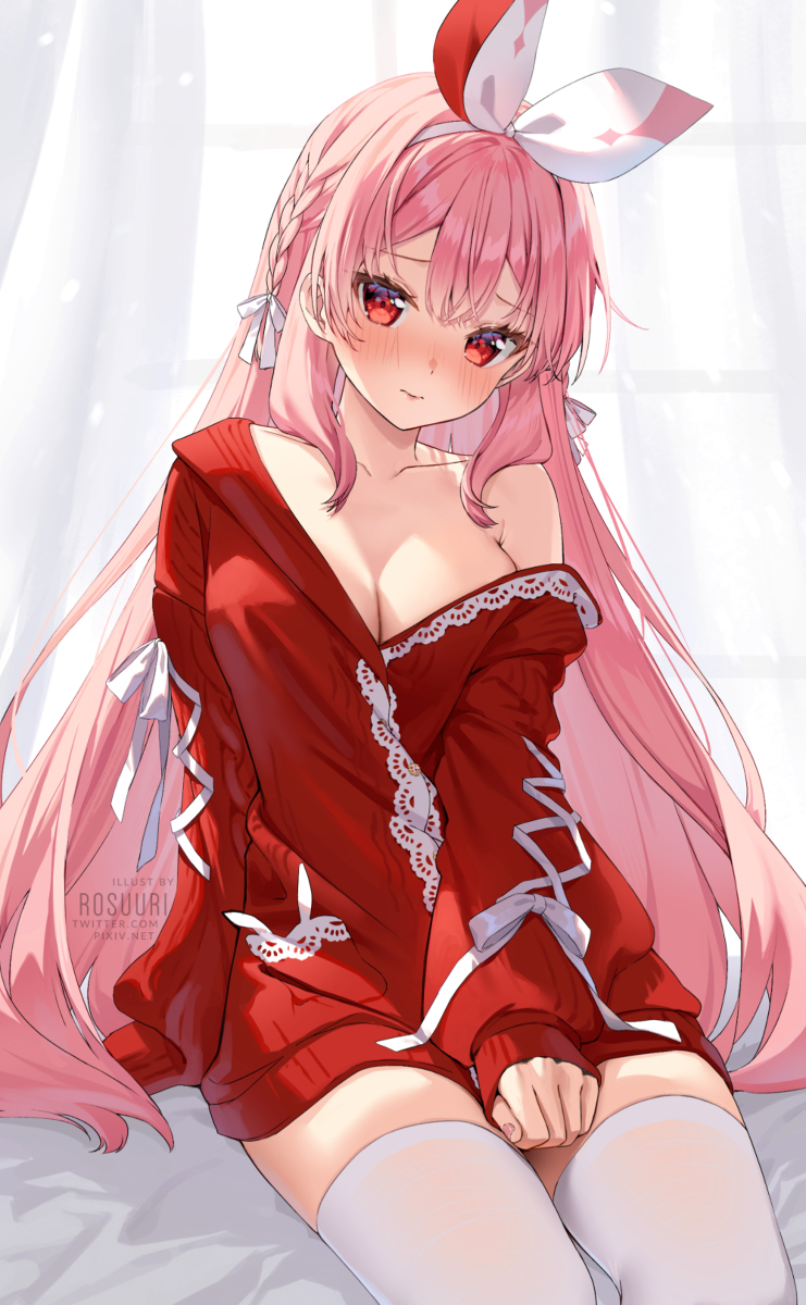 This is a pixiv picture whose title is Cardigan Only.