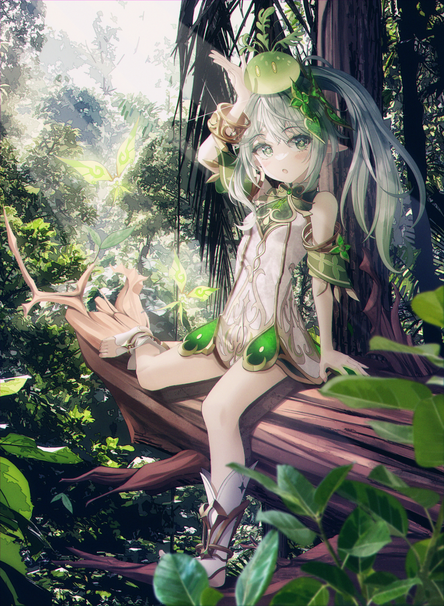 This is a pixiv picture whose title is ナヒーダ (❁´◡`❁).