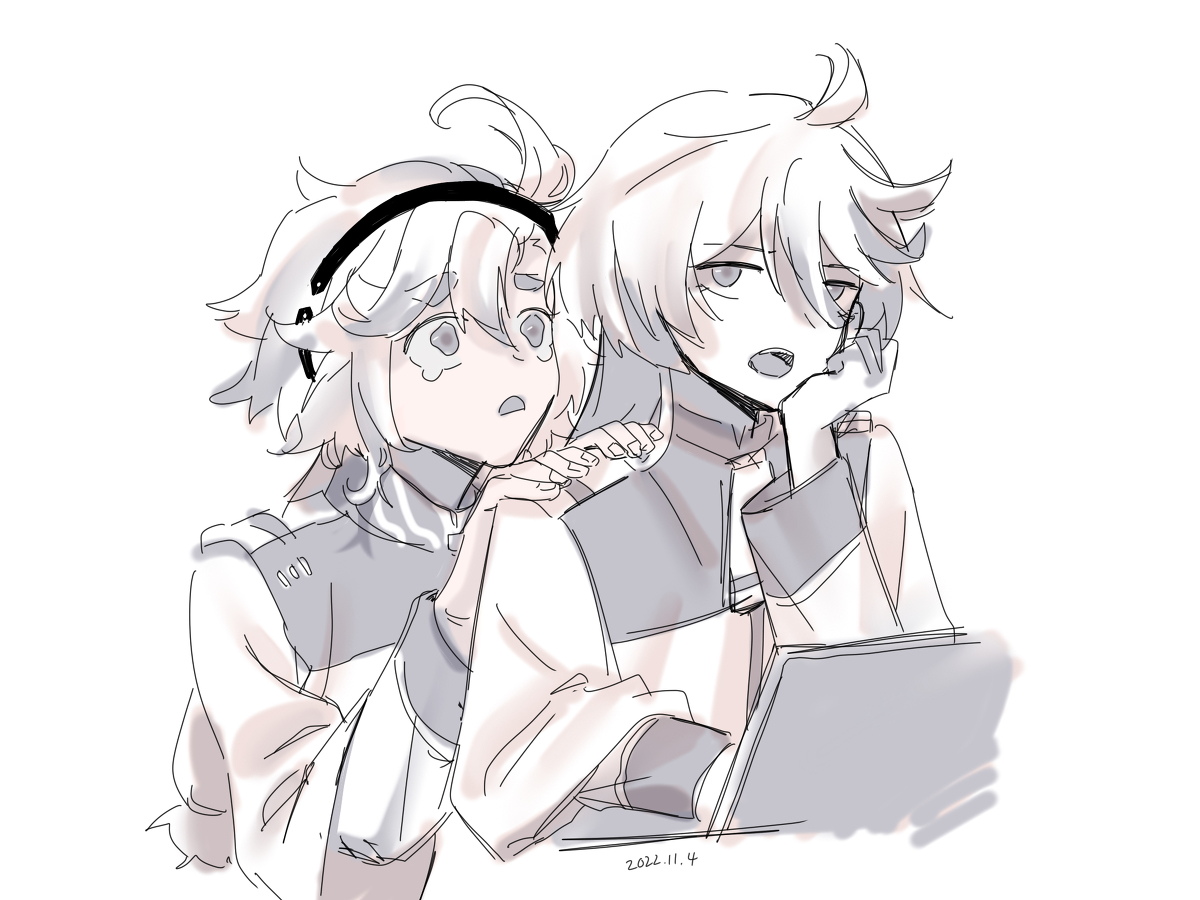 This is a pixiv picture whose title is スレミオ.