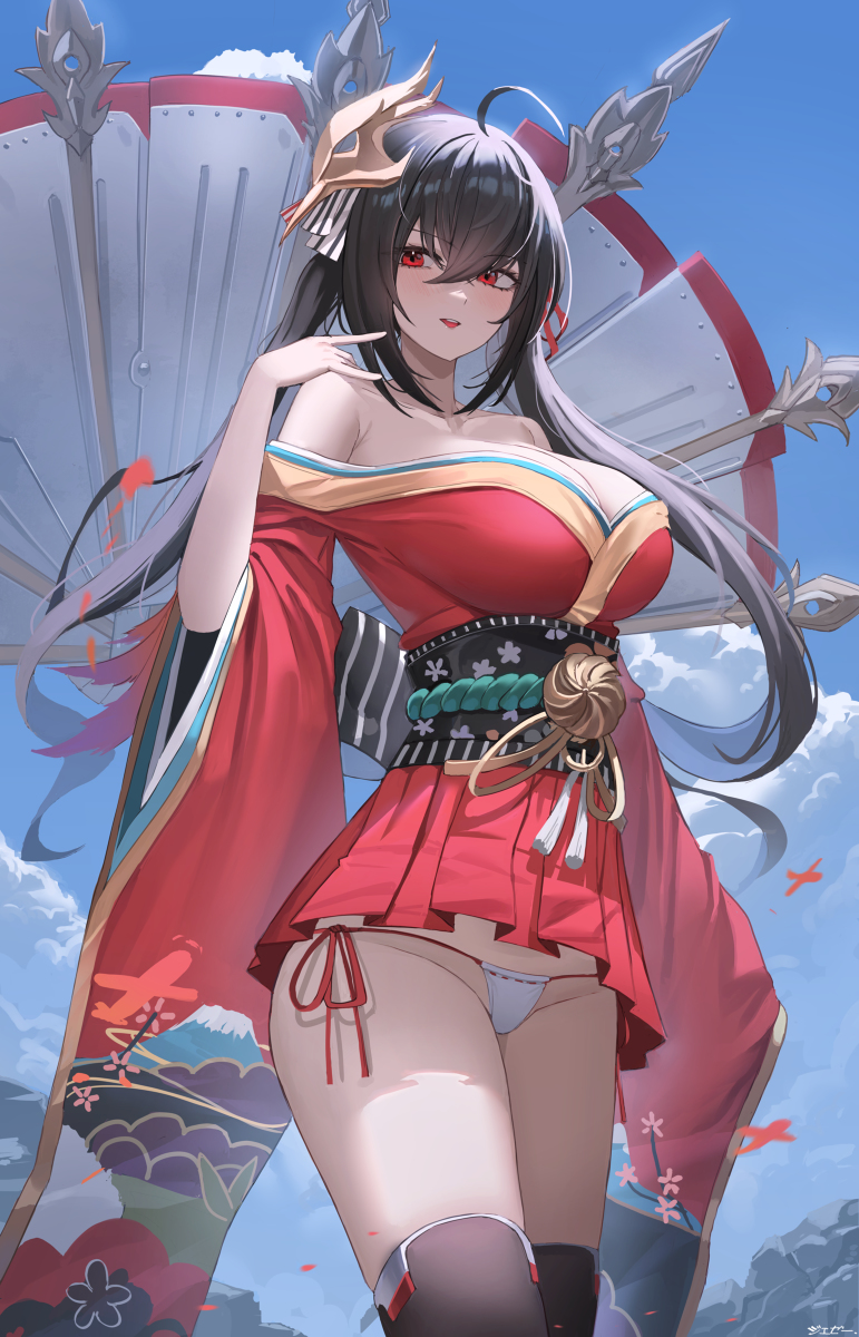 This is a pixiv picture whose title is 大鳳.