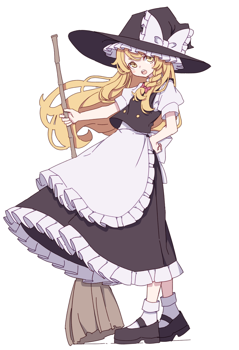 This is a pixiv picture whose title is 魔理沙.