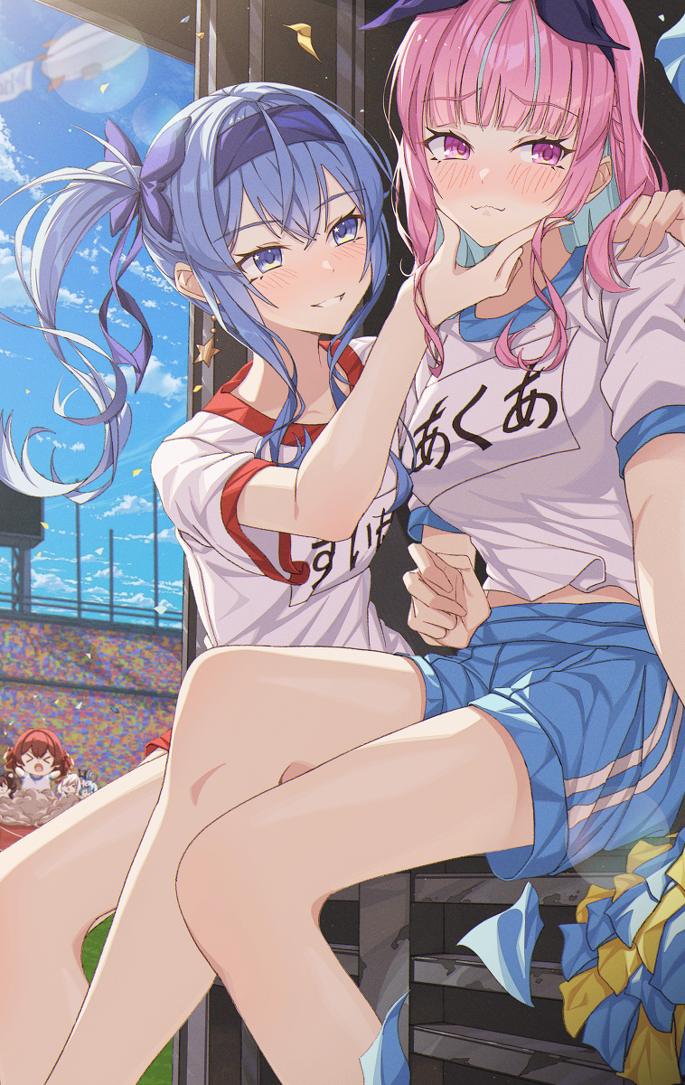 This is a pixiv picture whose title is あくすいてぇてぇ.