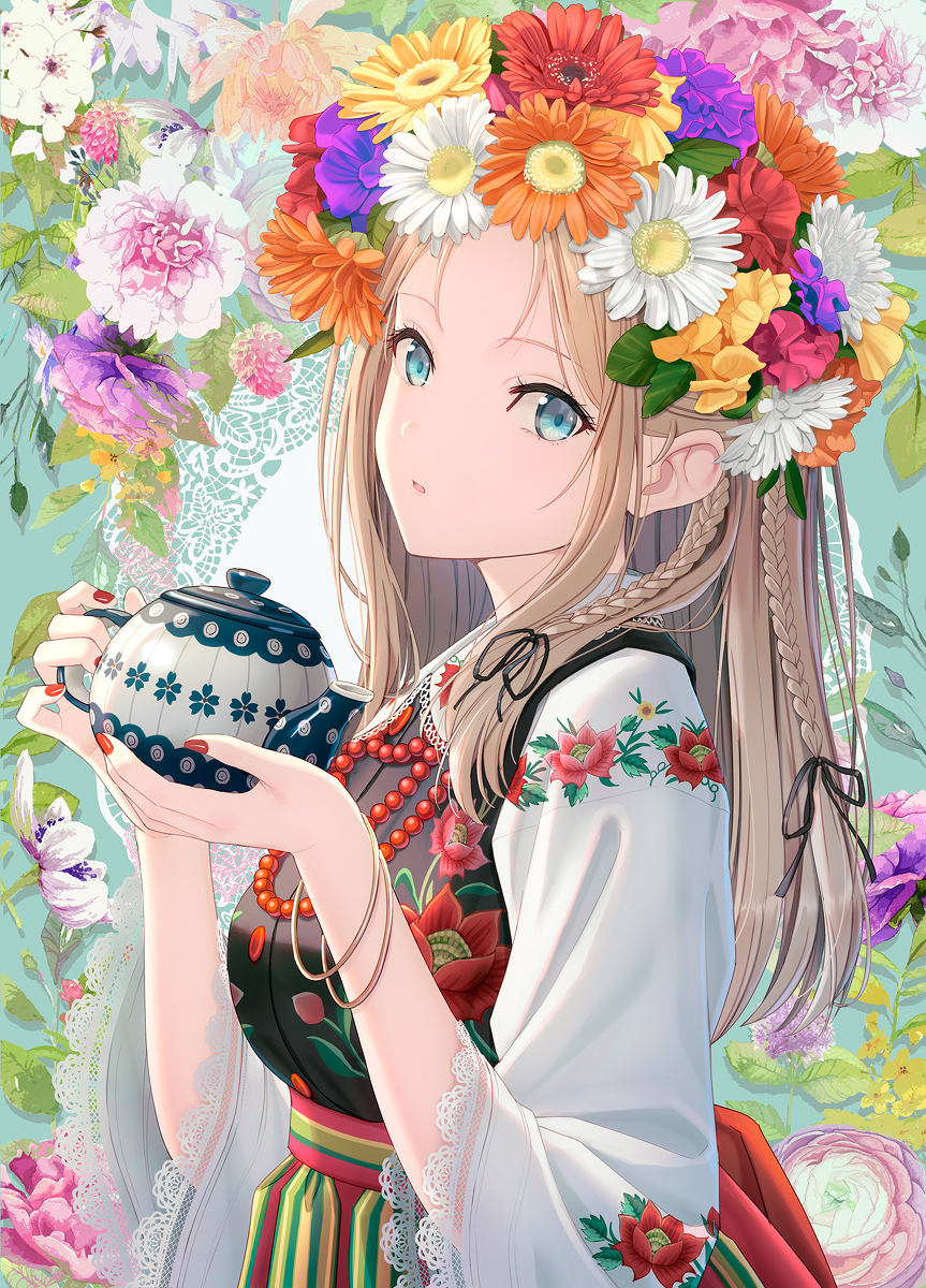 This is a pixiv picture whose title is 🌼.
