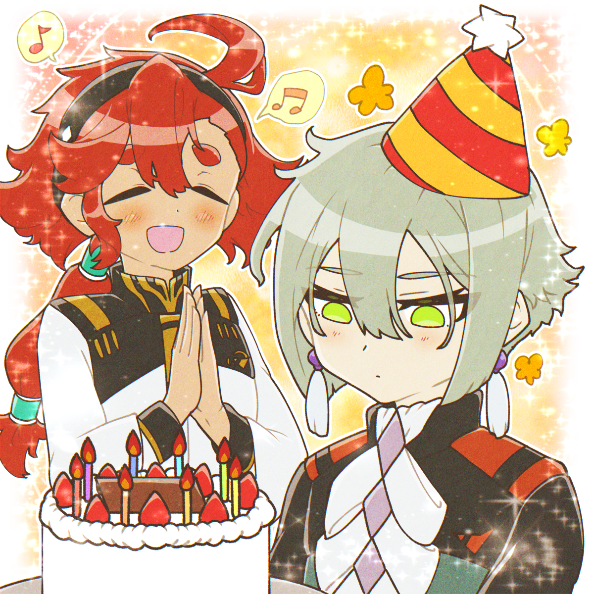 This is a pixiv picture whose title is 君の誕生日を祝いたかった.