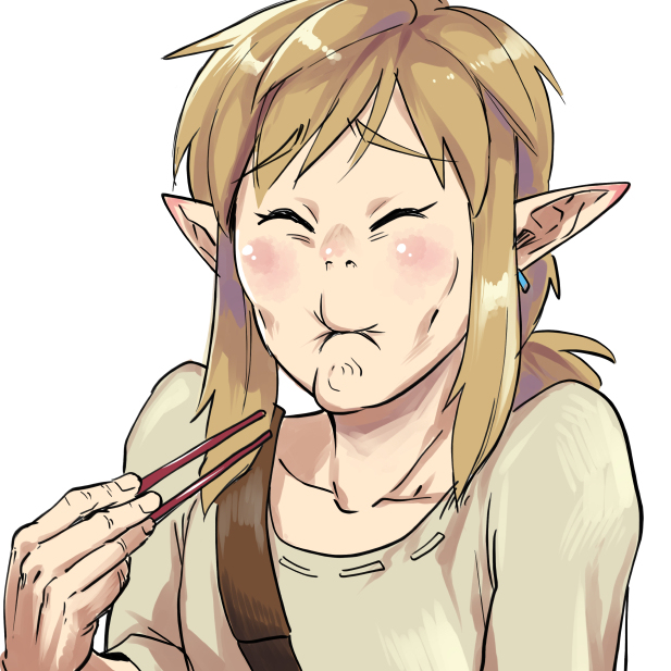 This is a pixiv picture whose title is 酸っぱいもん食ったリンク.