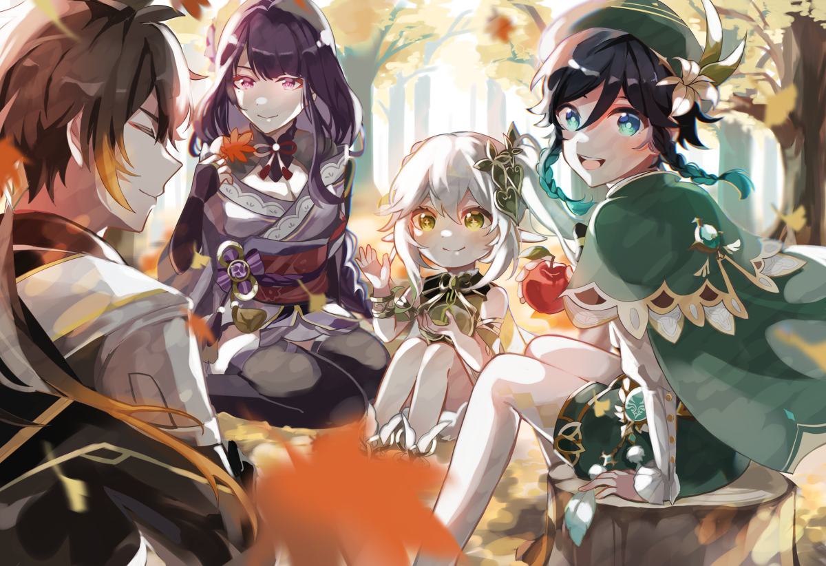 This is a pixiv picture whose title is 二周年！秋！.