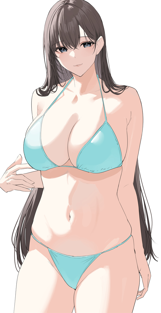 This is a pixiv picture whose title is でっかいお姉さん.