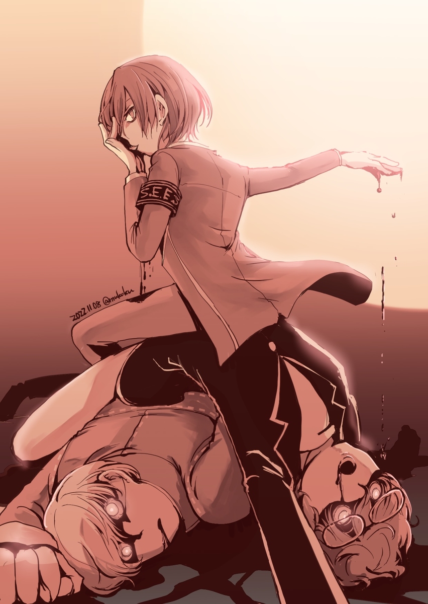 This is a pixiv picture whose title is 皆既月食.