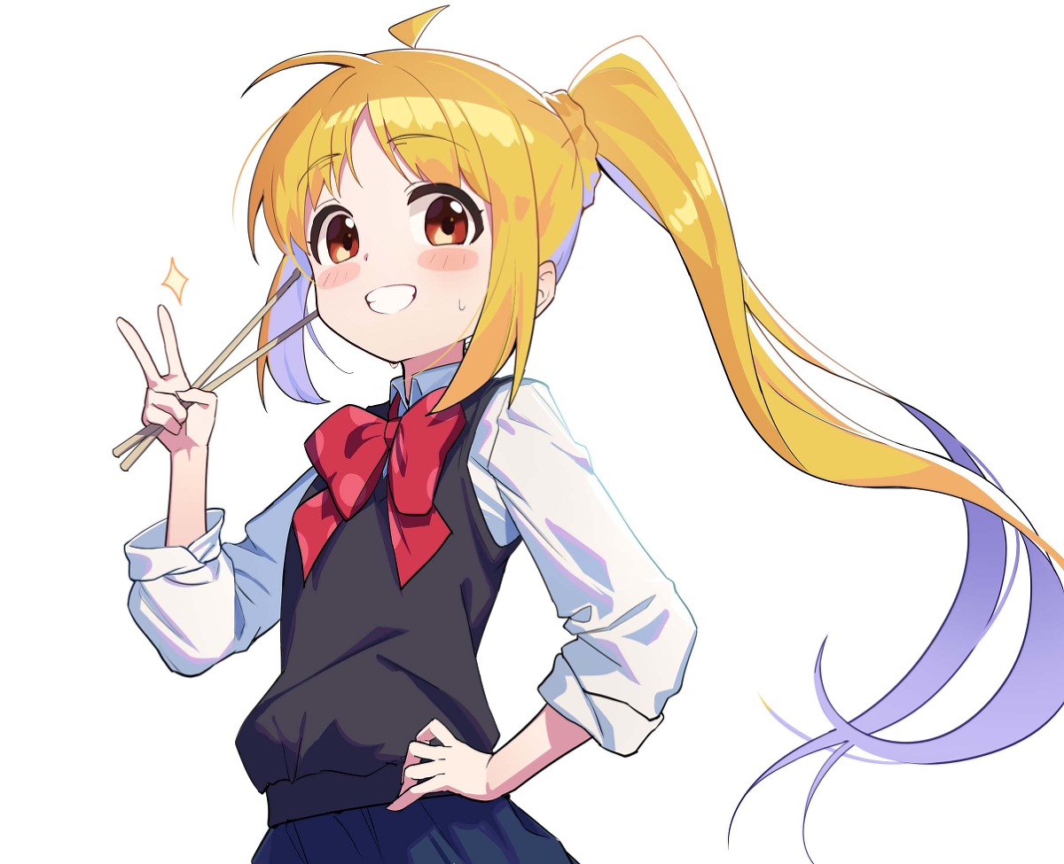 This is a pixiv picture whose title is ぼっち・ざ・ろっく!.