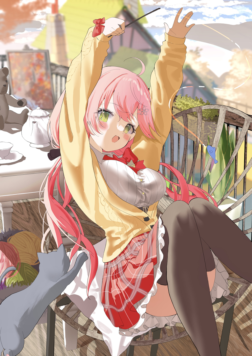 This is a pixiv picture whose title is みこち.