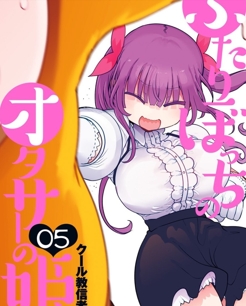 This is a pixiv picture whose title is ふたりぼっちのオタサーの姫5巻表紙.