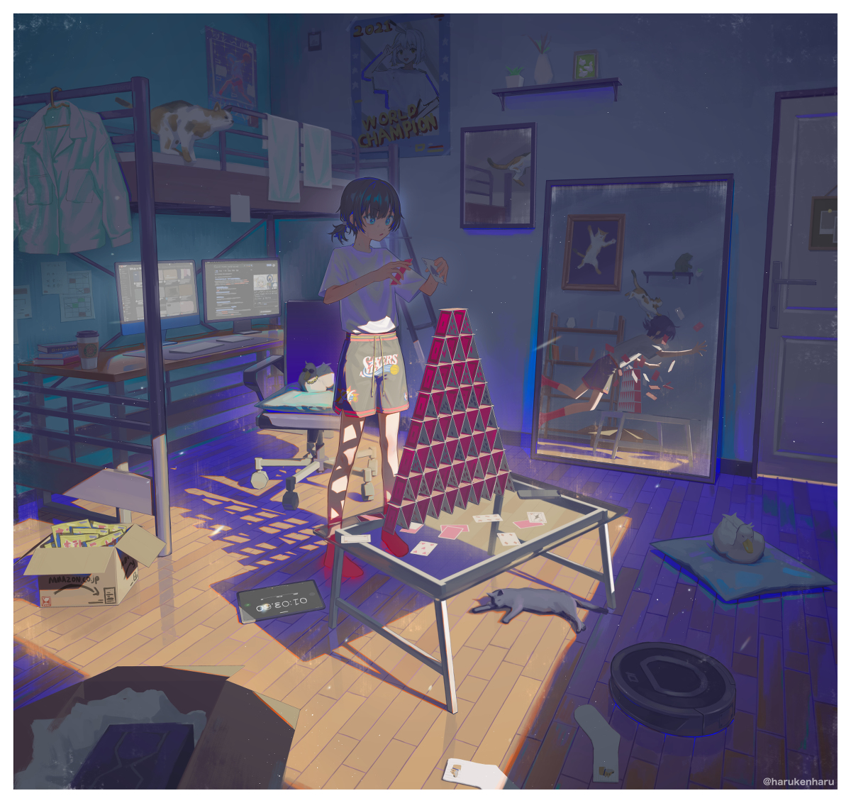 This is a pixiv picture whose title is Sometimes life doesn't go the wa.